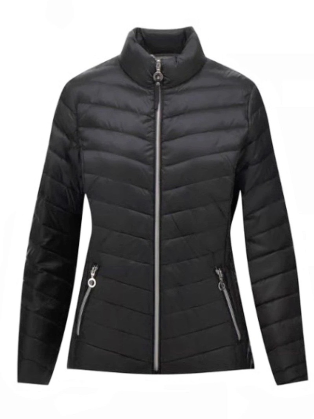 Frandsen Real Down Black Down Puffer Jacket Size 4